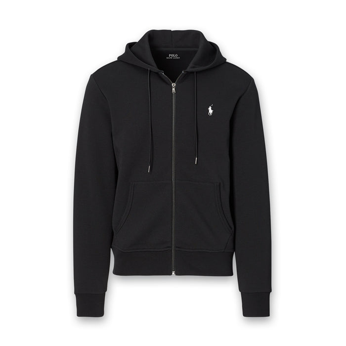 Polo Ralph Lauren - Double Knit Full Zip Hoodie in Black - Nigel Clare