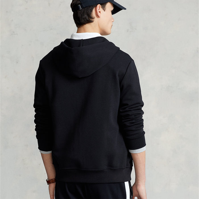 Polo Ralph Lauren - Double Knit Full Zip Hoodie in Black - Nigel Clare