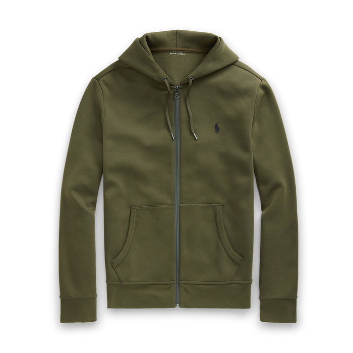 Polo Ralph Lauren - Double Knit Full Zip Hoodie in Green - Nigel Clare