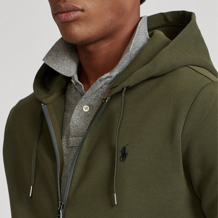 Polo Ralph Lauren - Double Knit Full Zip Hoodie in Green - Nigel Clare