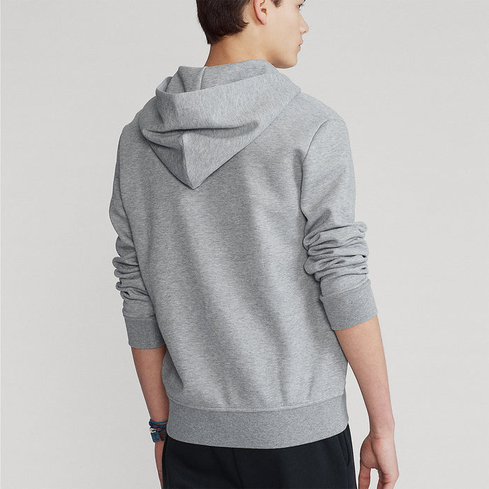 Polo Ralph Lauren - Double Knit Full Zip Hoodie in Grey - Nigel Clare