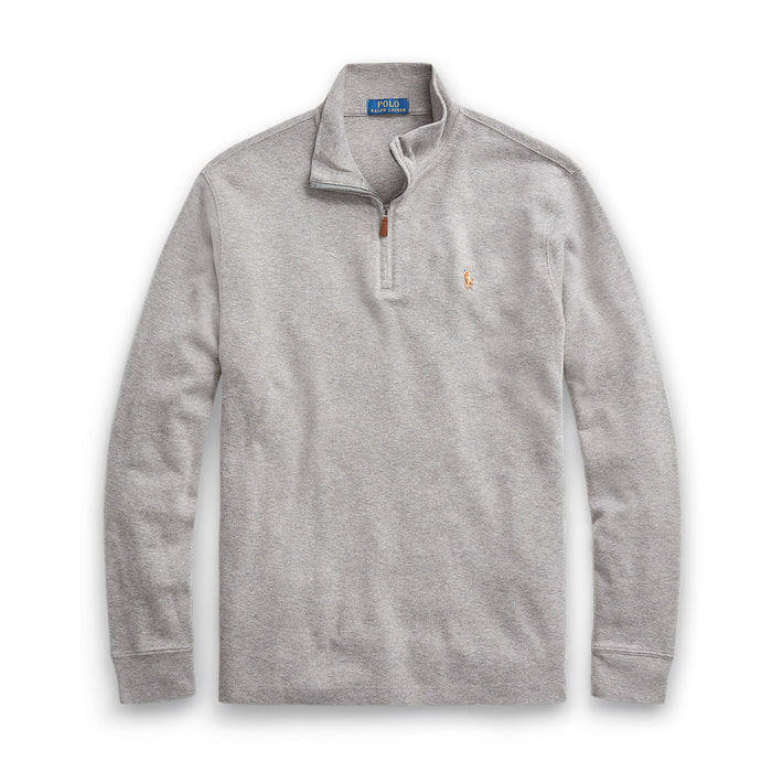 Polo Ralph Lauren - Estate-Rib Quarter-Zip Jumper in Grey - Nigel Clare