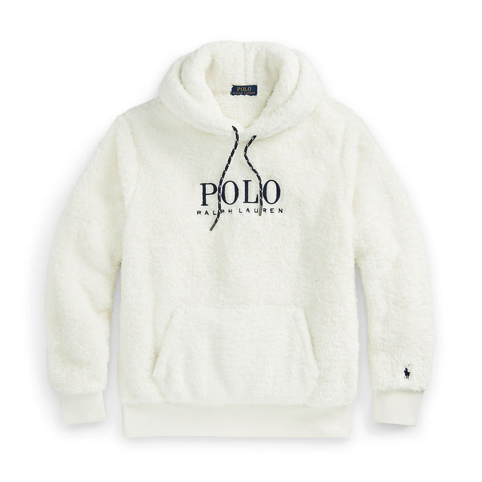Polo Ralph Lauren - Sherpa Fleece Hoodie in Cream - Nigel Clare