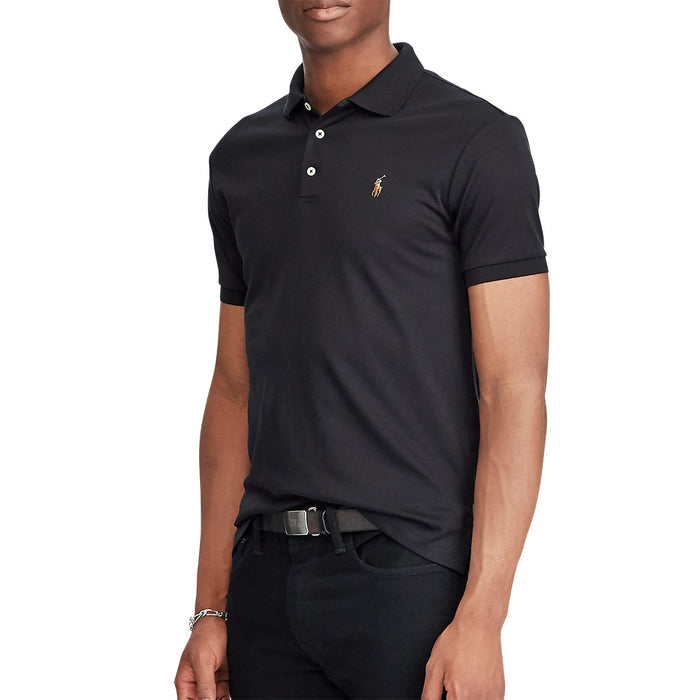 Polo Ralph Lauren - Soft Touch Polo Shirt in Black - Nigel Clare