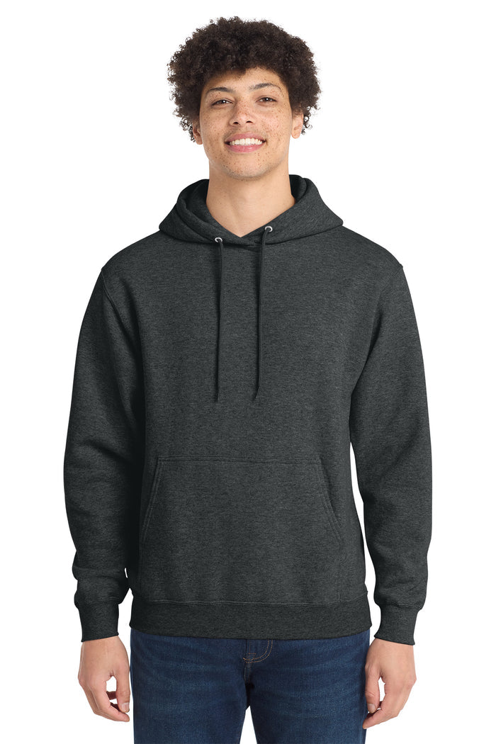 Port & Company PC78H Core Fleece Pullover Hoodie - Black Heather