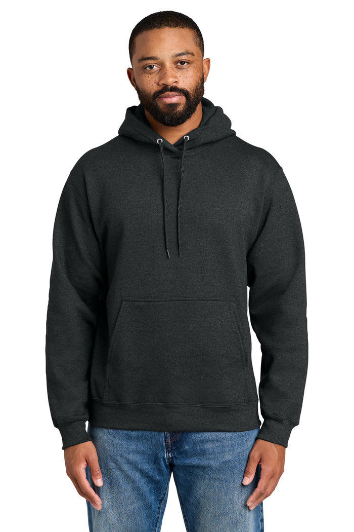 Port & Company PC90H Essential Fleece Pullover Hoodie - Black Heather