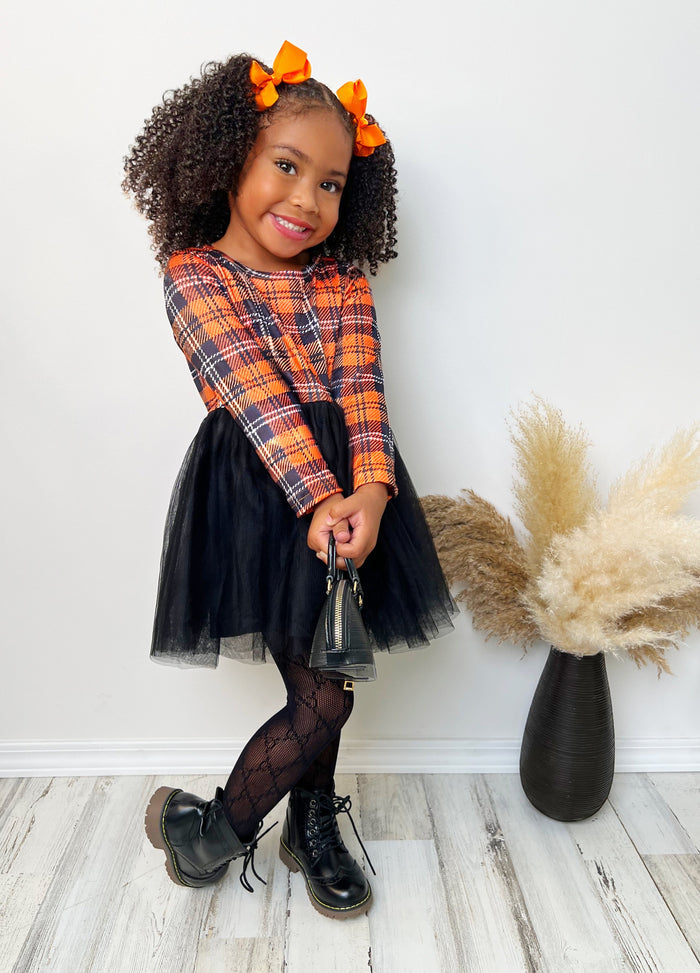 Preppy Plaid Tutu Dress Mia Belle Girls