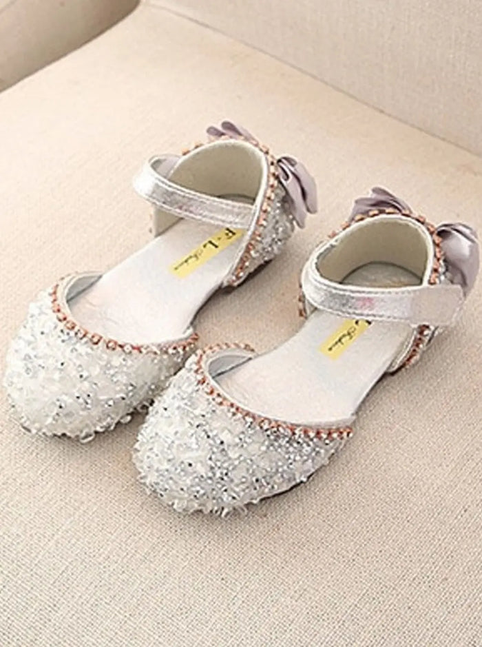 Mia Belle Girls Princess Sequined Bow Flats | Shoes By Liv and Mia