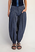 Pull On Stripe Wide Leg Pants