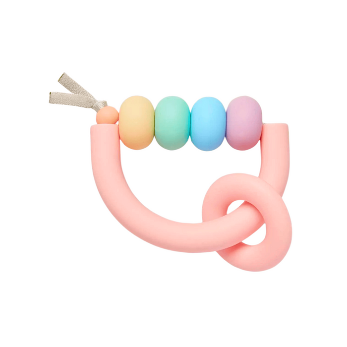 Rainbow Sherbet Arch Ring Teether image 0