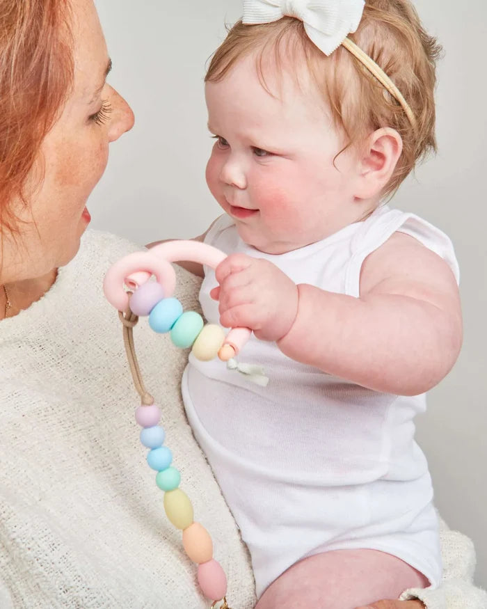 Rainbow Sherbet Arch Ring Teether image 3