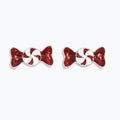 Red Glitter Holiday Earrings