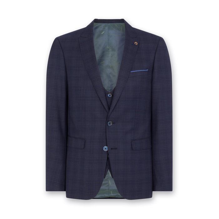 Remus Uomo - 3 Piece Lanito X-Slim Suit in Navy - Nigel Clare