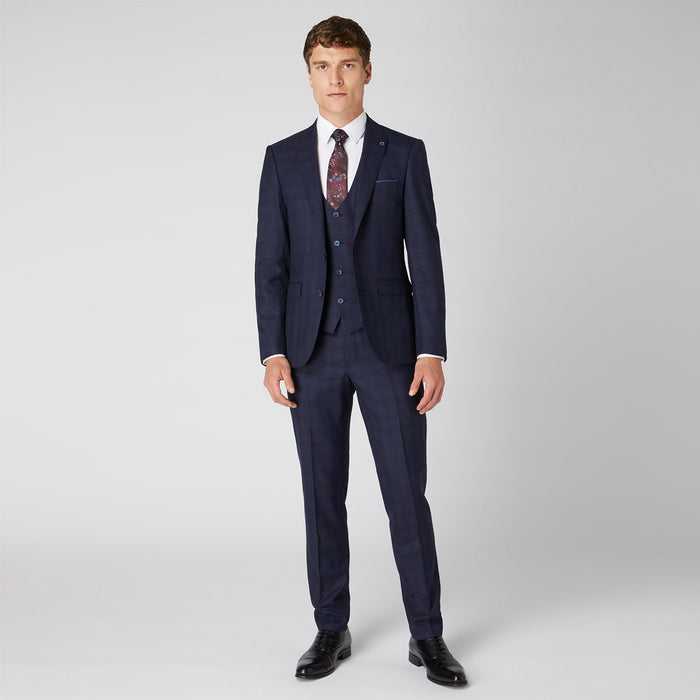 Remus Uomo - 3 Piece Lanito X-Slim Suit in Navy - Nigel Clare