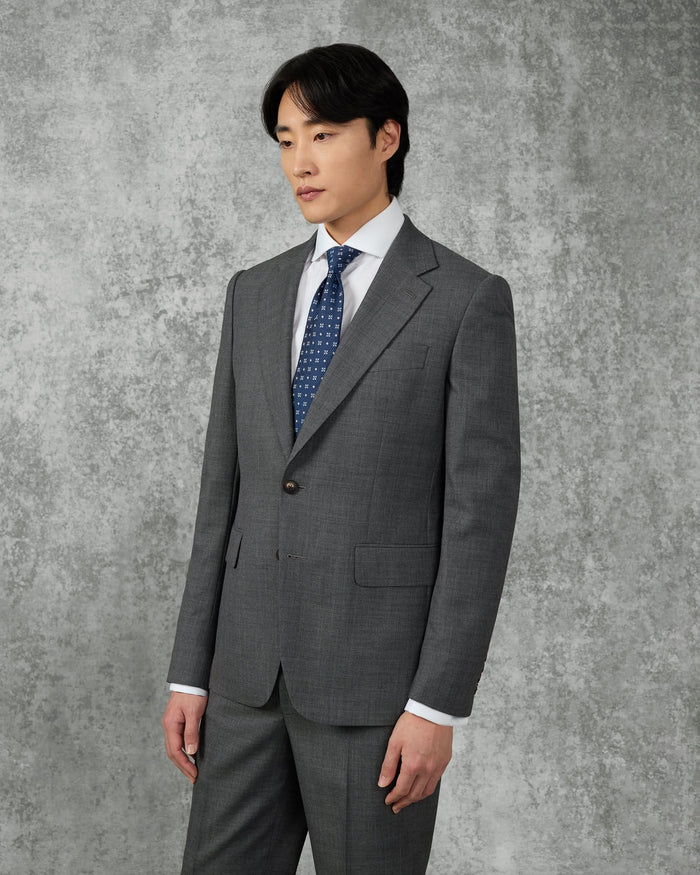 Roberts Wool Suit Charcoal Marl
