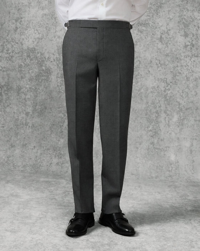 Roberts Wool Suit Charcoal Marl