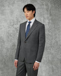 Roberts Wool Suit Jacket Charcoal Marl