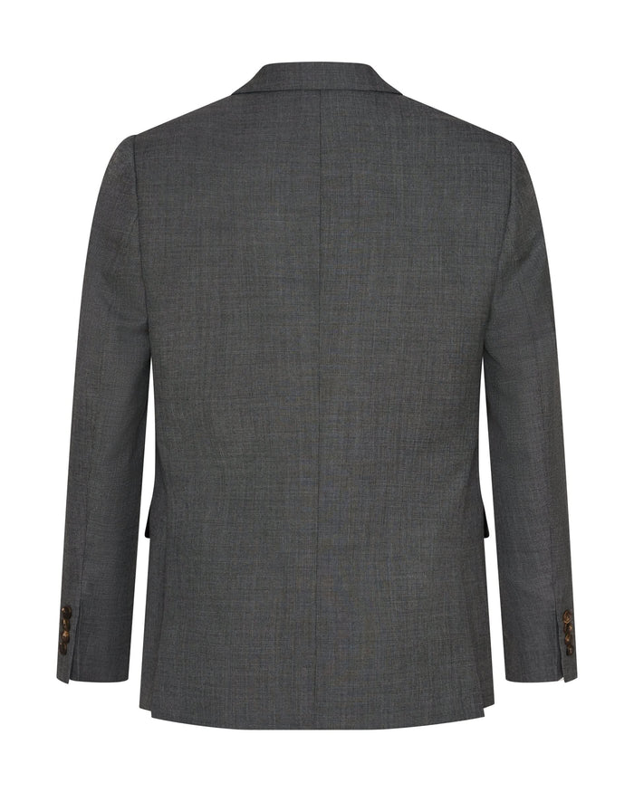 Roberts Wool Suit Jacket Charcoal Marl