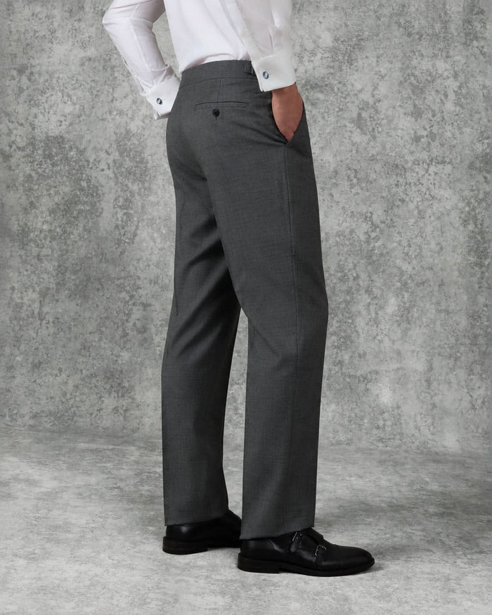 Roberts Wool Suit Trouser Charcoal Marl