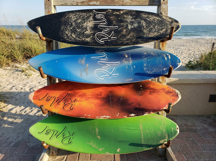 RYDER Epoxy Resin Skimboard 48″ - Black / Lime