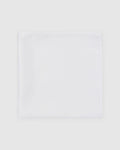 White Satin Pocket Square - Men's Pocket Squares at Menzclub