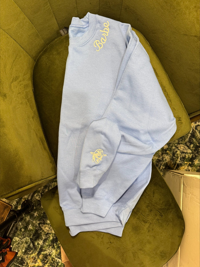 Barbe Bucs embroidered sweatshirt — cozy game day pullover for fans | All Put Together