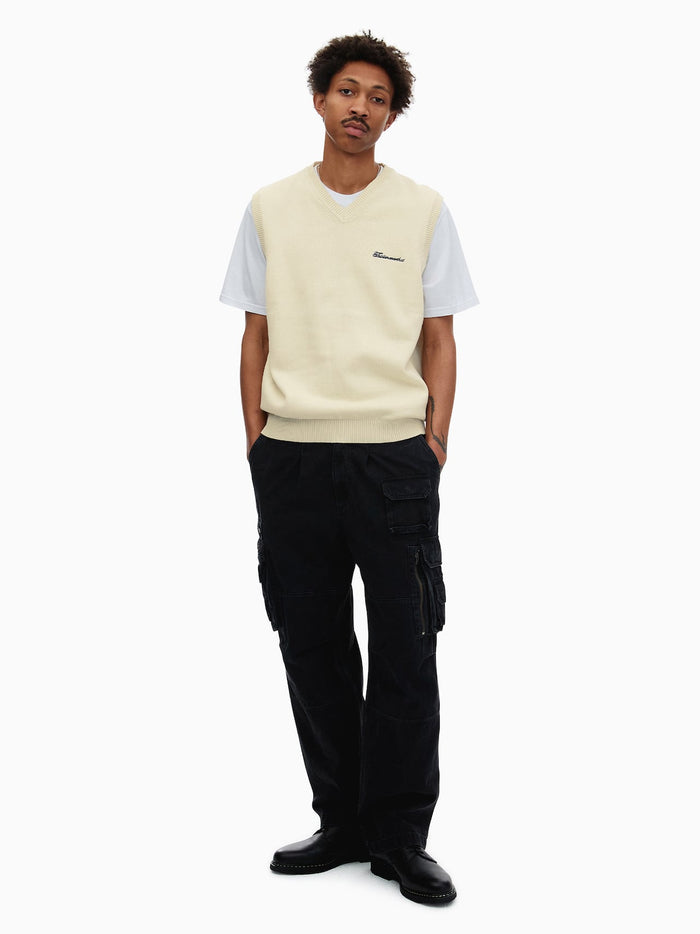 Script Logo Knit Vest