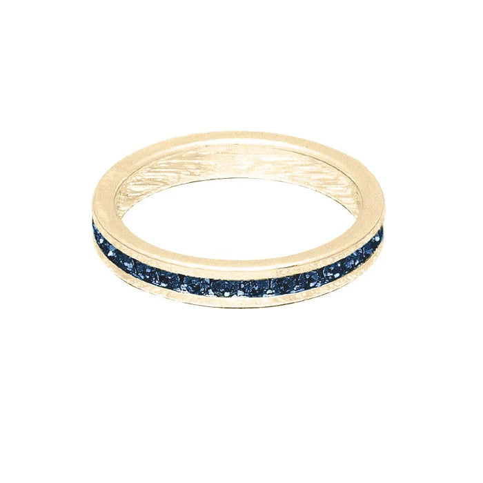 September (Sapphire) Yellow Gold Ring | Size 8