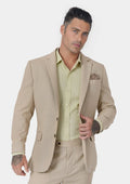 Astor Simply Taupe Linen Jacket - SARTORO