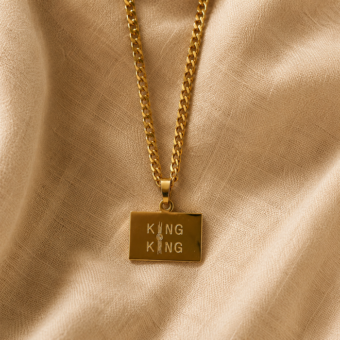 Small flag necklace