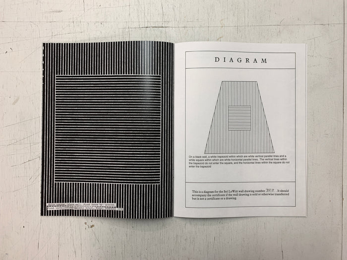 Sol LeWitt Wall Drawing Catalogue Raisonné Zine by Tom Sachs