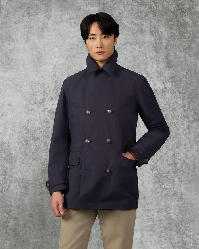 Spencer Ventile Cotton Water Repellent Peacoat Navy