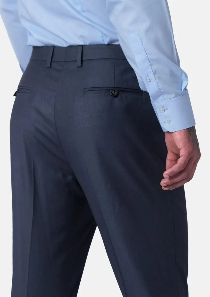 Steel Grey Twill Pants - SARTORO