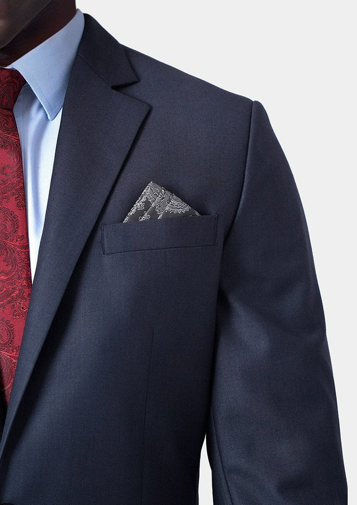 Astor Steel Grey Twill Suit - SARTORO