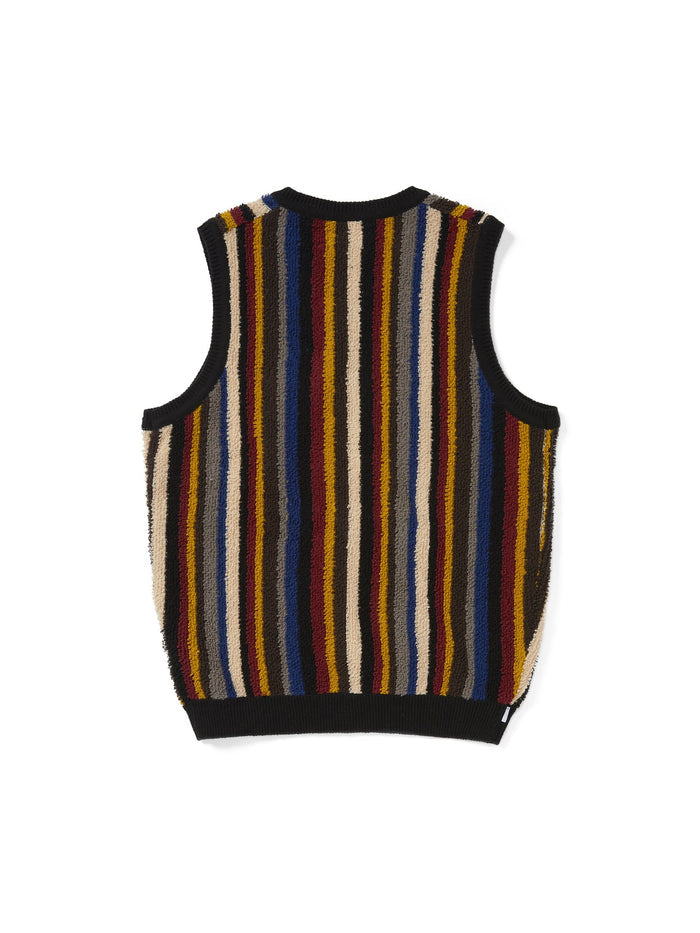 Striped Knit Vest