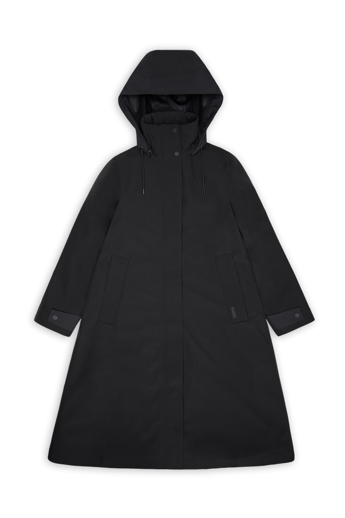 RAINS Suva Softshell A-Line W Jacket Black Jacket