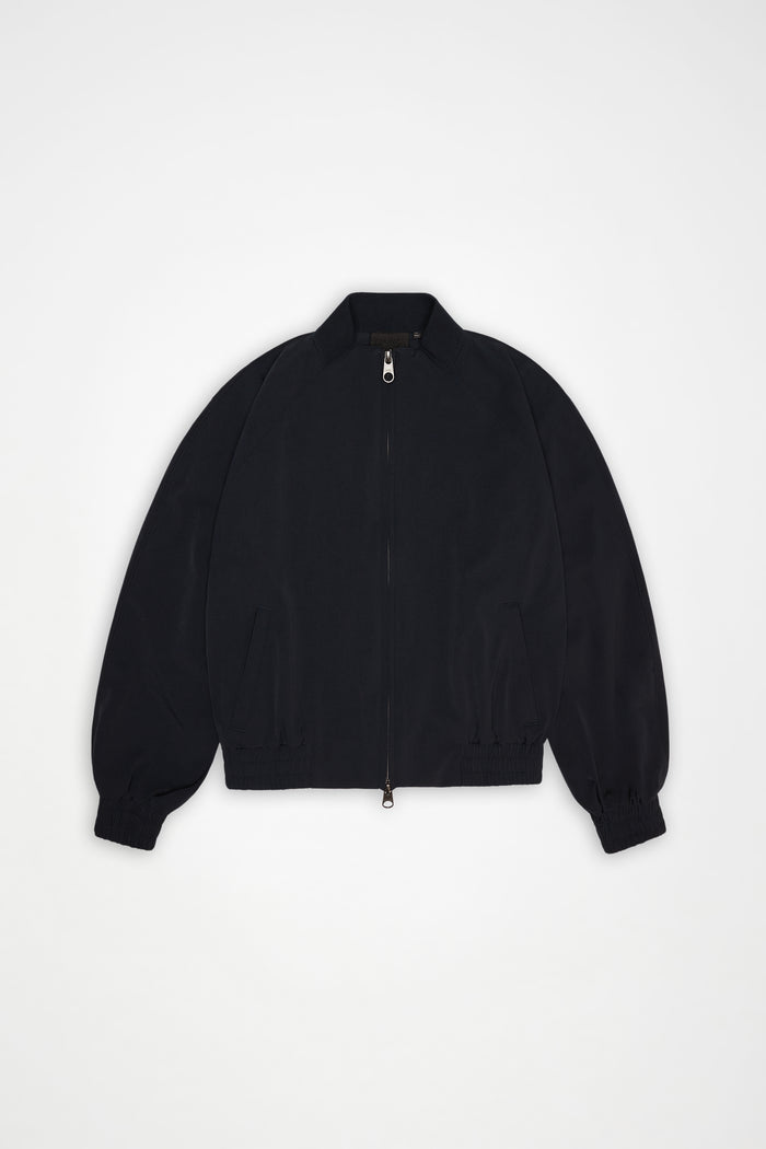 RAINS Tech Woven Bomber Jacket Navy Jacket