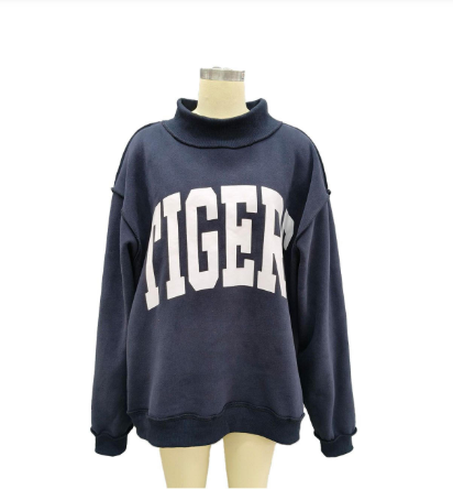 Tigers Reversible High-Neck Sweatshirt