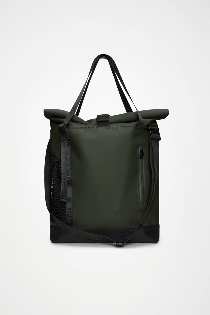 RAINS Trail Rolltop Tote Bag Green 25L H47 x D13 x W35 cm Tote