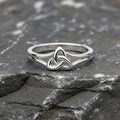 Trinity Knot Sterling Silver Ring