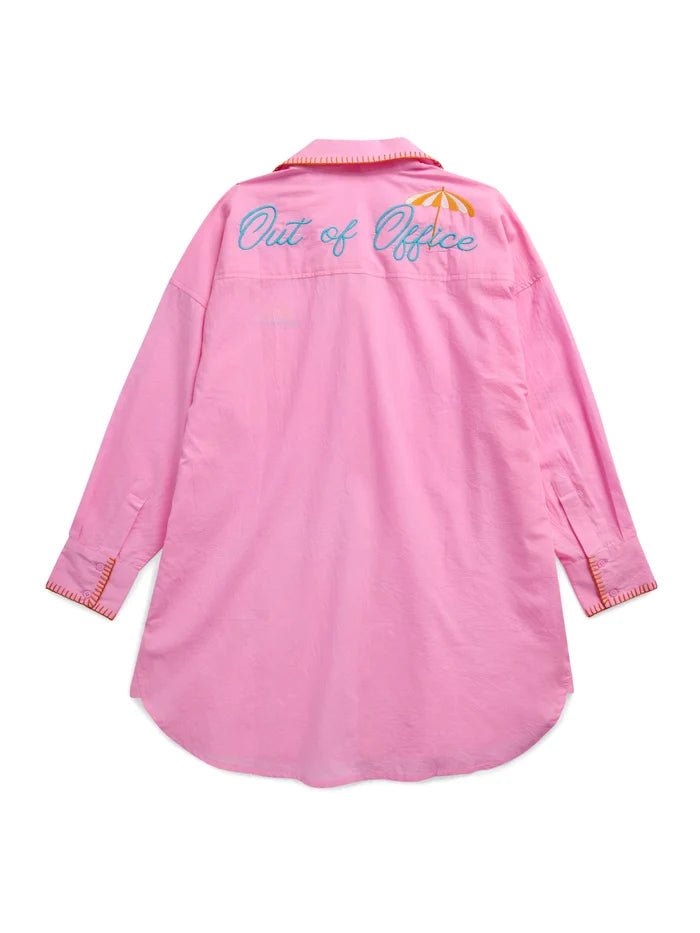 Vacay/Out of Office Cover-Up Shirt