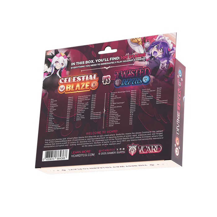 VCard Divine Chaos : 2 Player Starter Kit - Gamer Supps