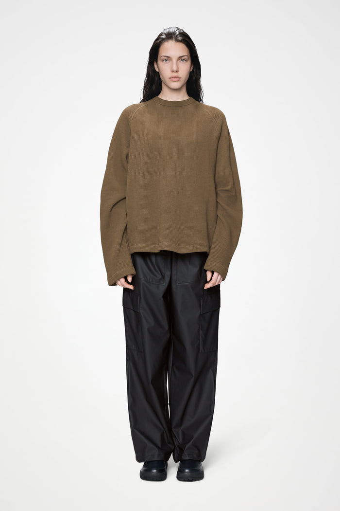 RAINS Waffle Long Sleeve T-Shirt Rains Splinter Long Sleeve