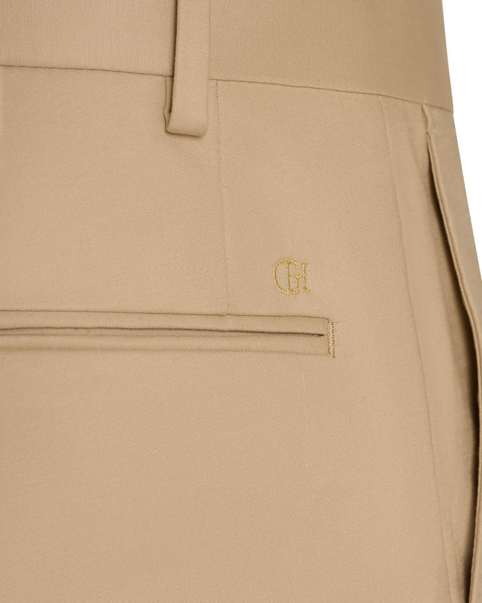 Webster Cotton Stretch Chino Plain Tan