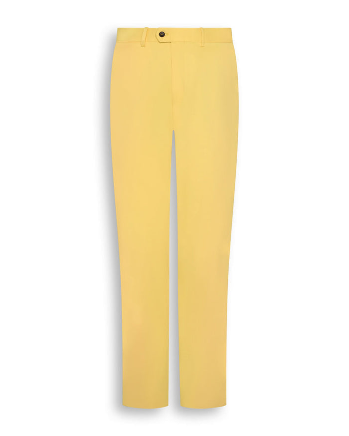 Webster Cotton Stretch Chino Plain Yellow