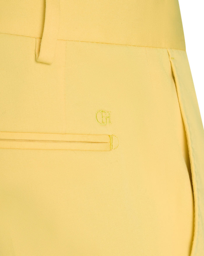 Webster Cotton Stretch Chino Plain Yellow