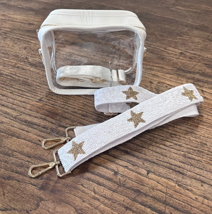 White Clear Crossbody