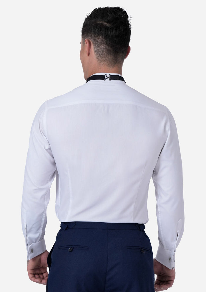 White Tuxedo Shirt - SARTORO