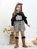 Wild Pump-Queen Leopard Skirt Set Mia Belle Girls