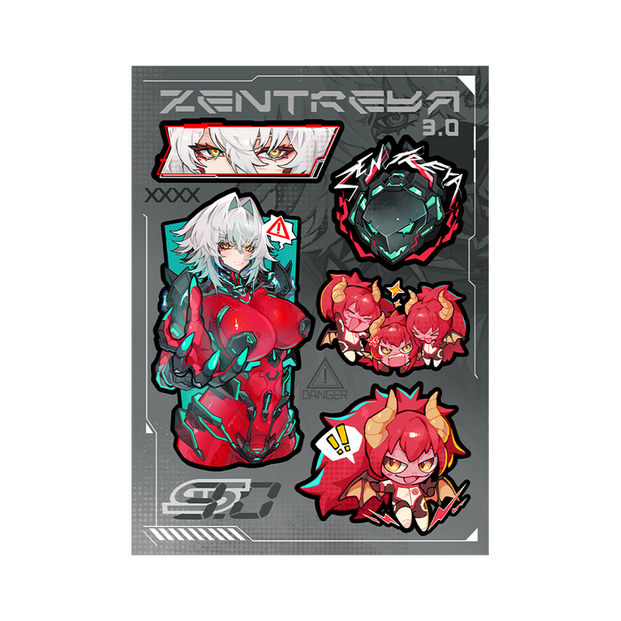 Zentreya 3.0: Sticker Sheet - Gamer Supps